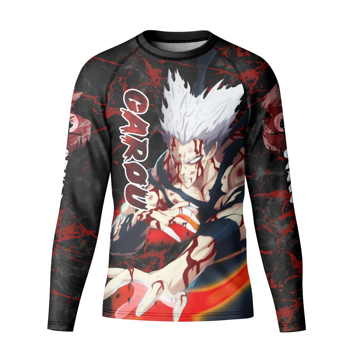  One Punch Man Garou Half Monster Kids Rash Guard