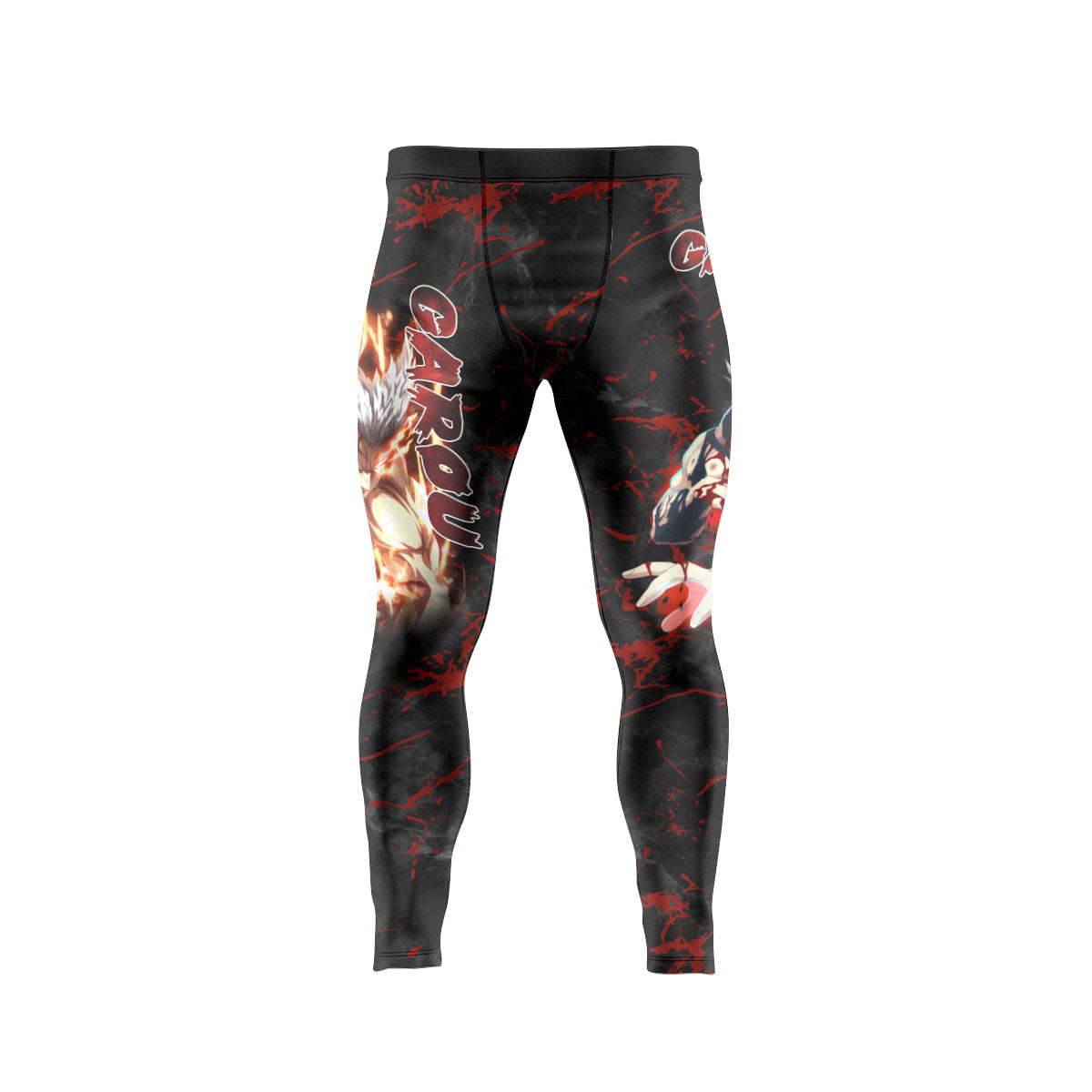  One Punch Man Garou Half Monster Men's Compression Leggings