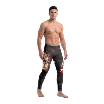  One Punch Man Garou Half Monster Men's Compression Leggings
