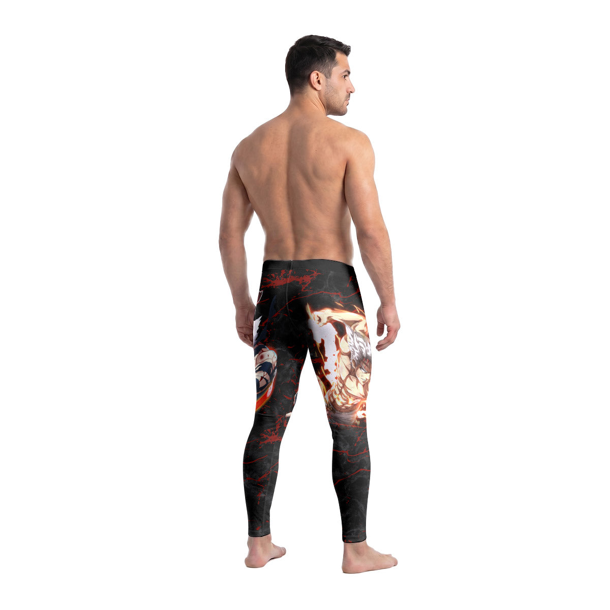  One Punch Man Garou Half Monster Men's Compression Leggings