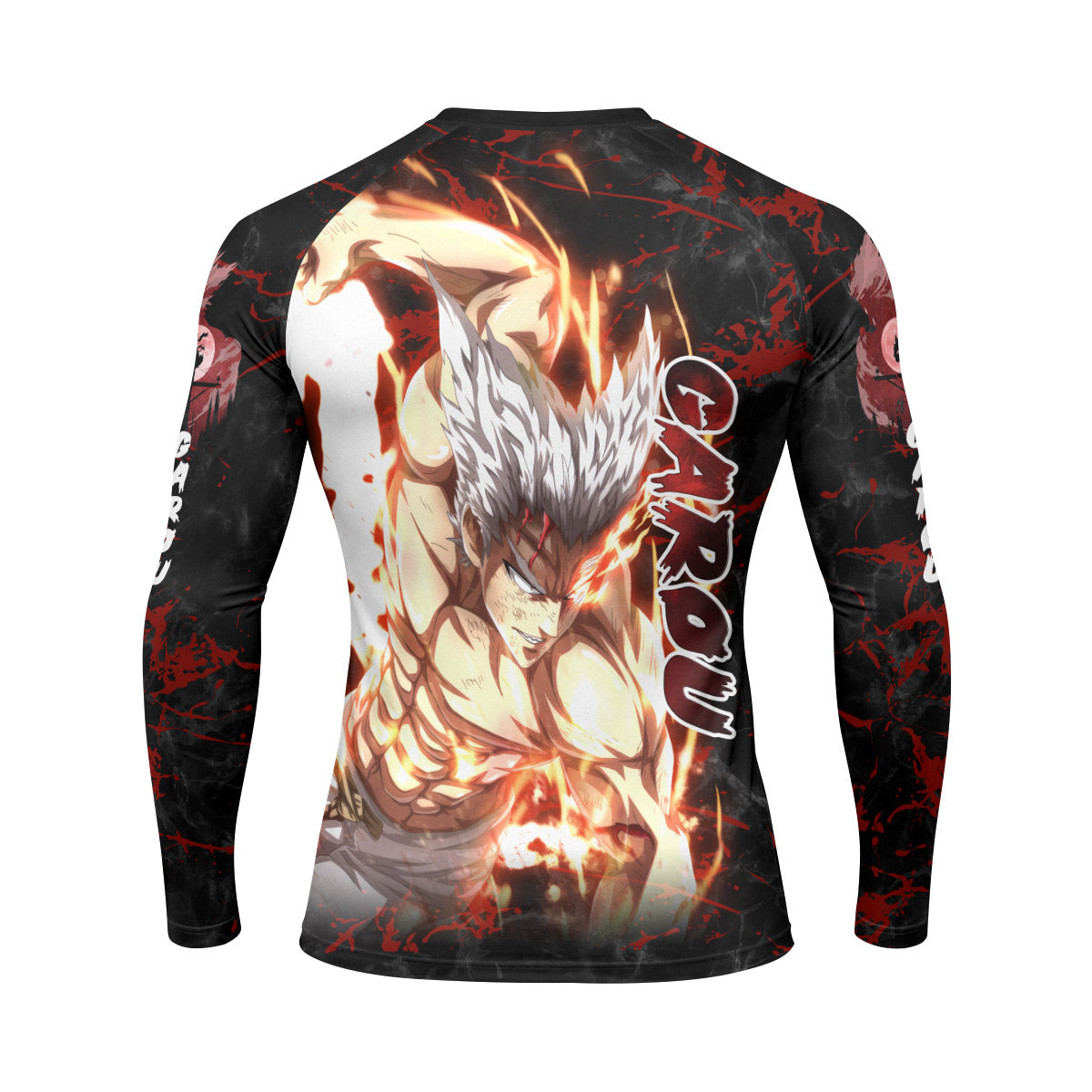  One Punch Man Garou Half Monster Rash Guard