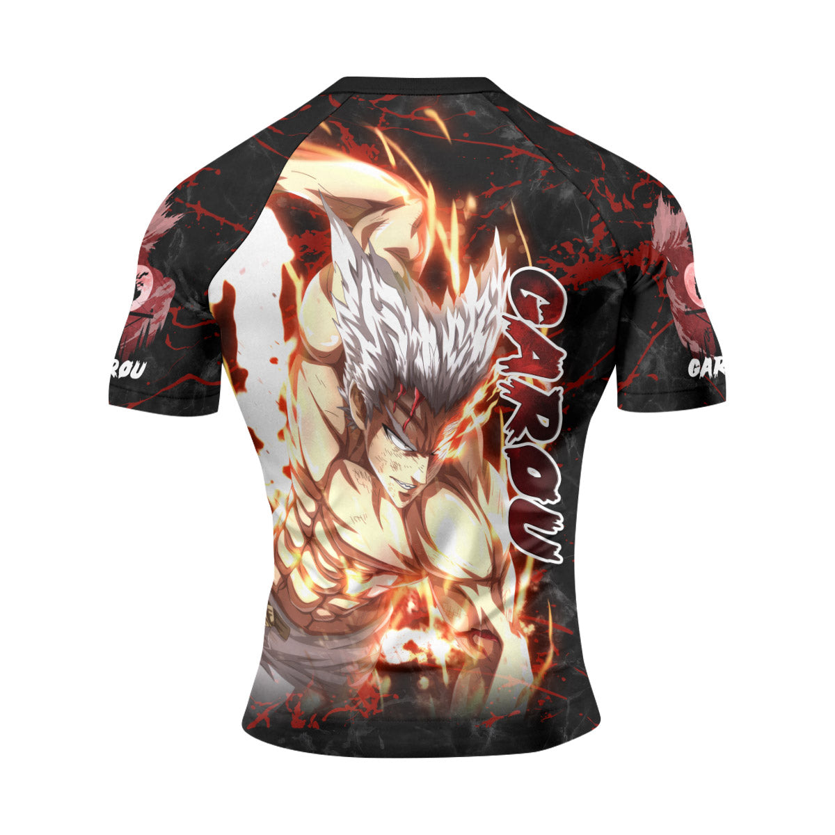 One Punch Man Garou Half Monster Rash Guard
