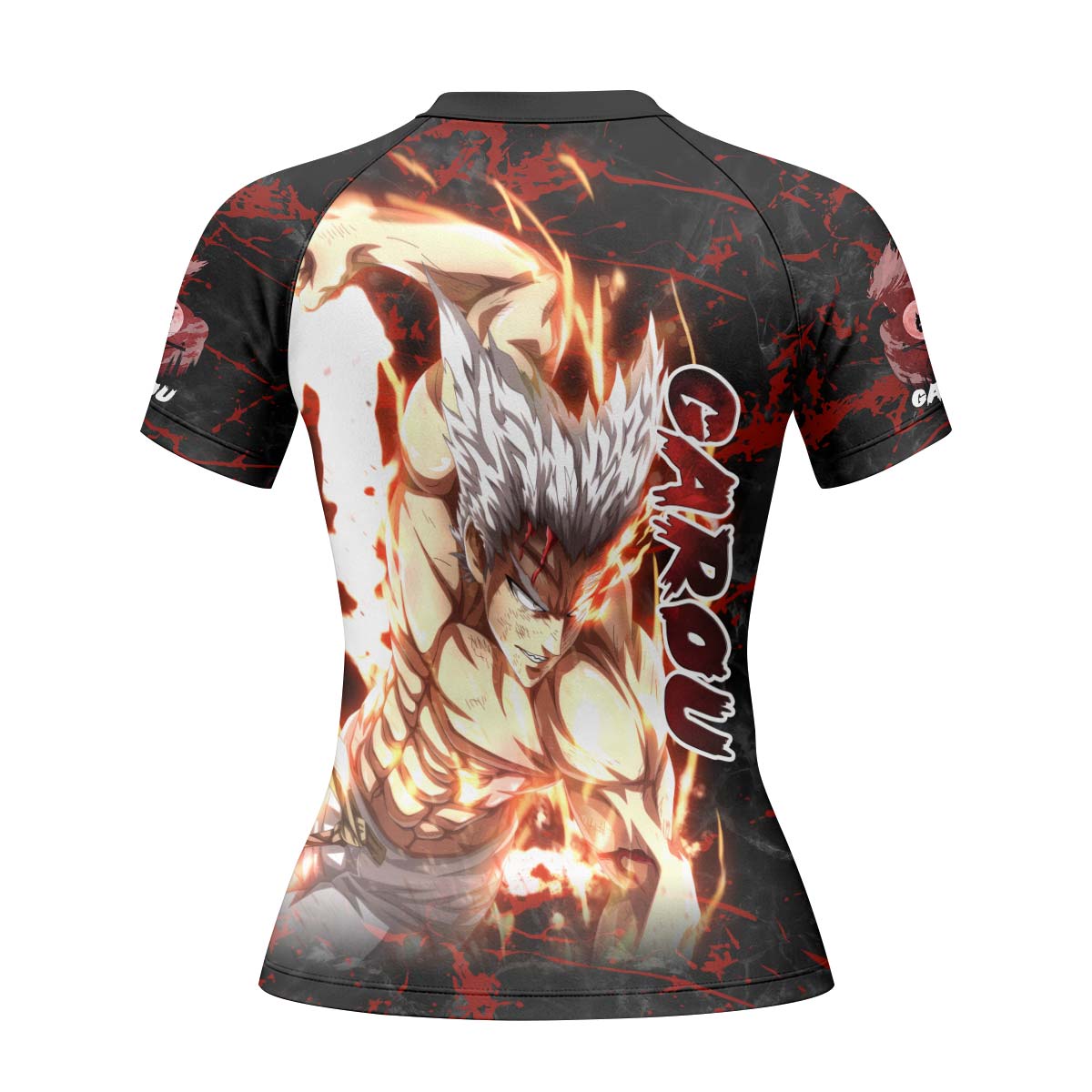 One Punch Man Garou Half Monster Rash Guard