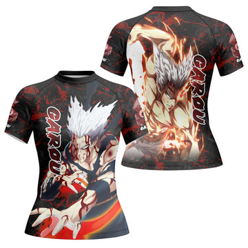 One Punch Man Garou Half Monster Rash Guard