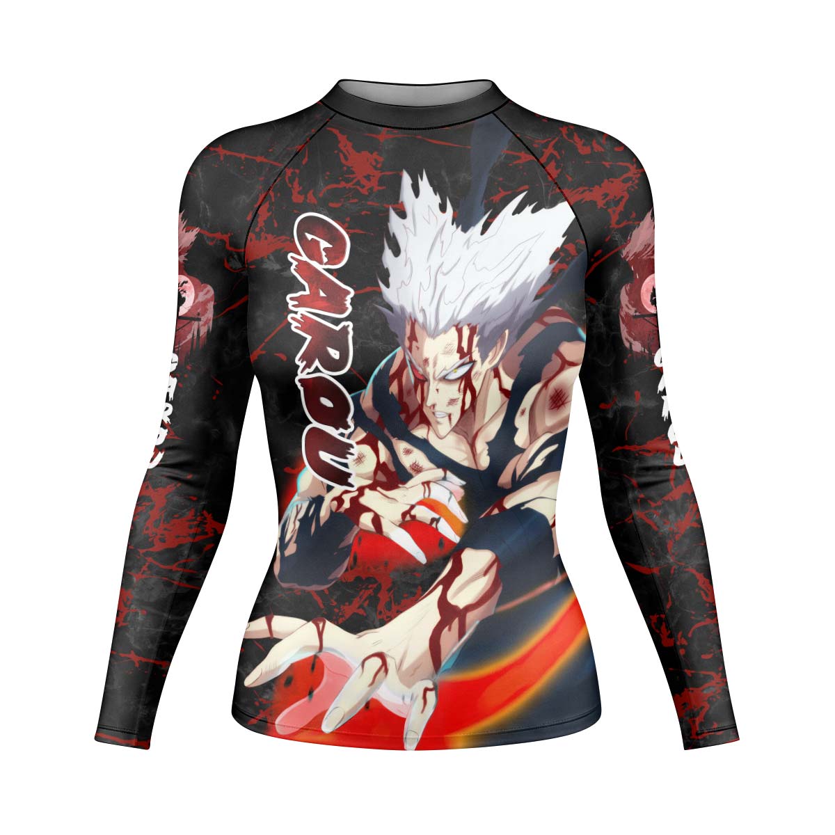  One Punch Man Garou Half Monster Rash Guard