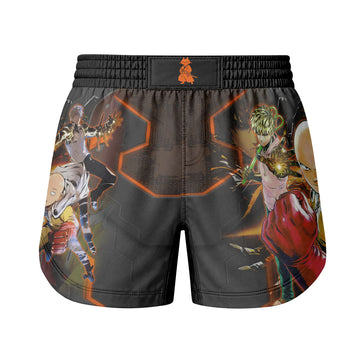  One Punch Man Master And Student Grappling Shorts