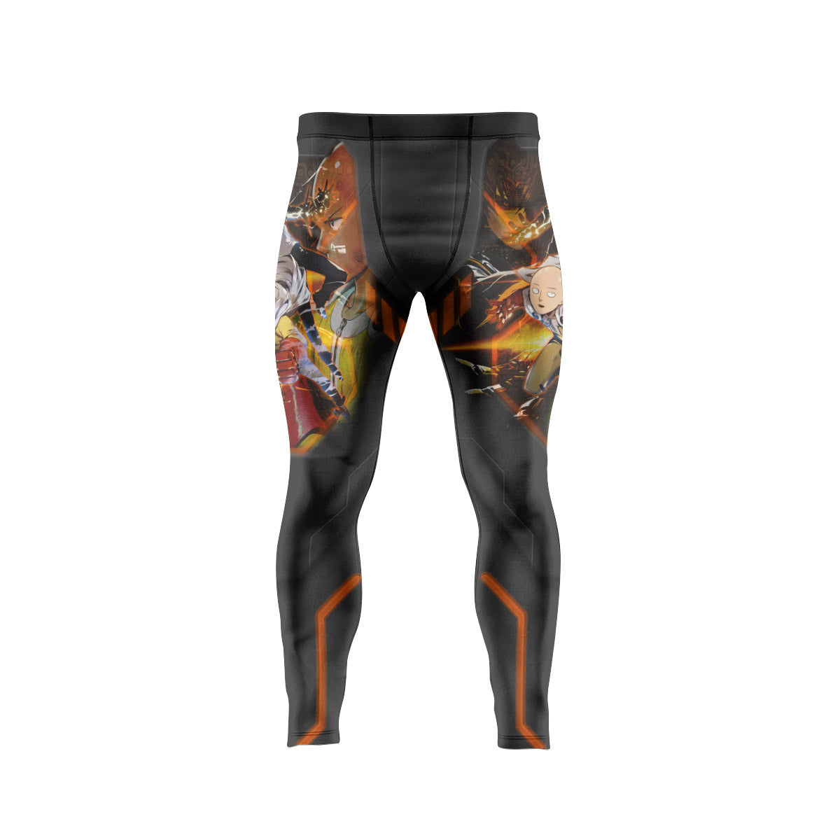  One Punch Man Master And Student Men's Compression Leggings