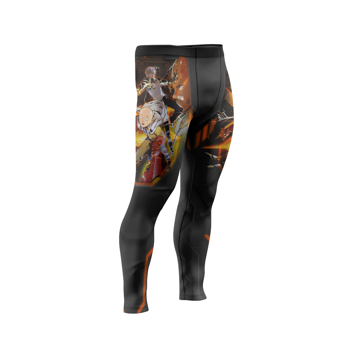  One Punch Man Master And Student Men's Compression Leggings