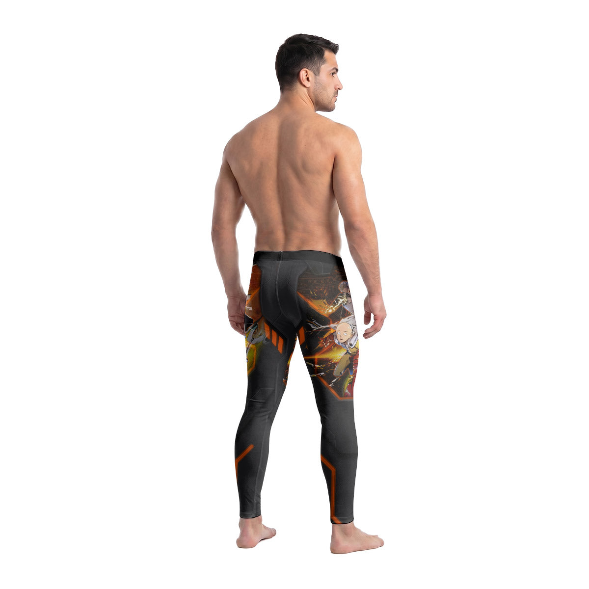  One Punch Man Master And Student Men's Compression Leggings