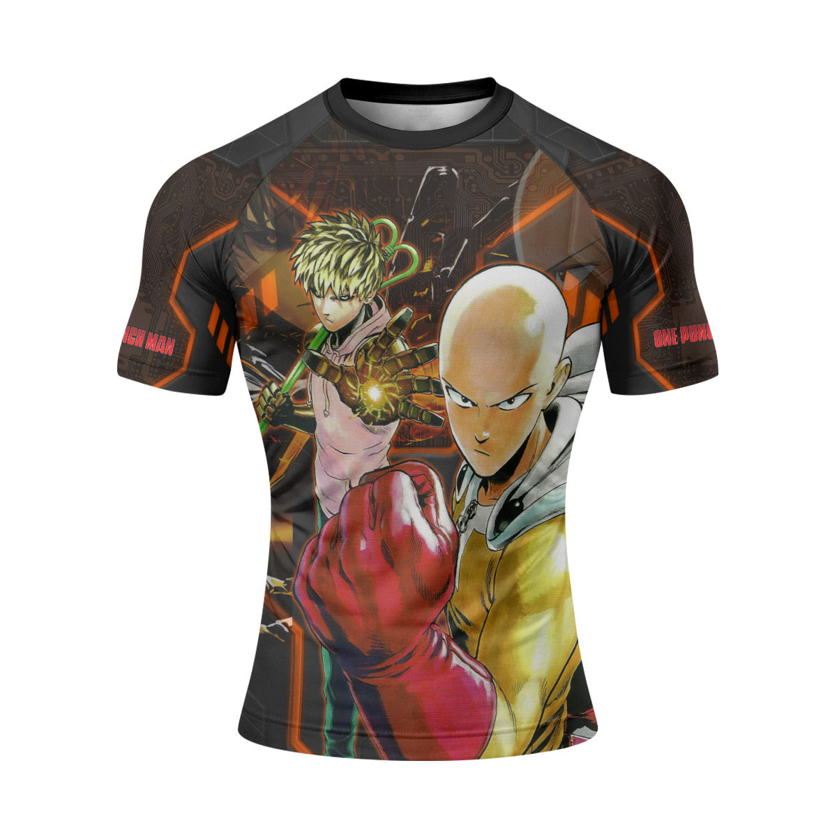 One Punch Man Master And Student Rash Guard