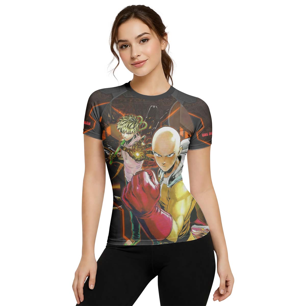  One Punch Man Master And Student Rash Guard