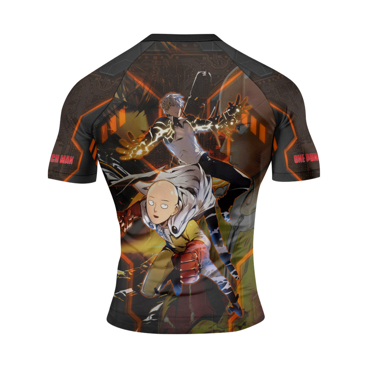 One Punch Man Master And Student Rash Guard