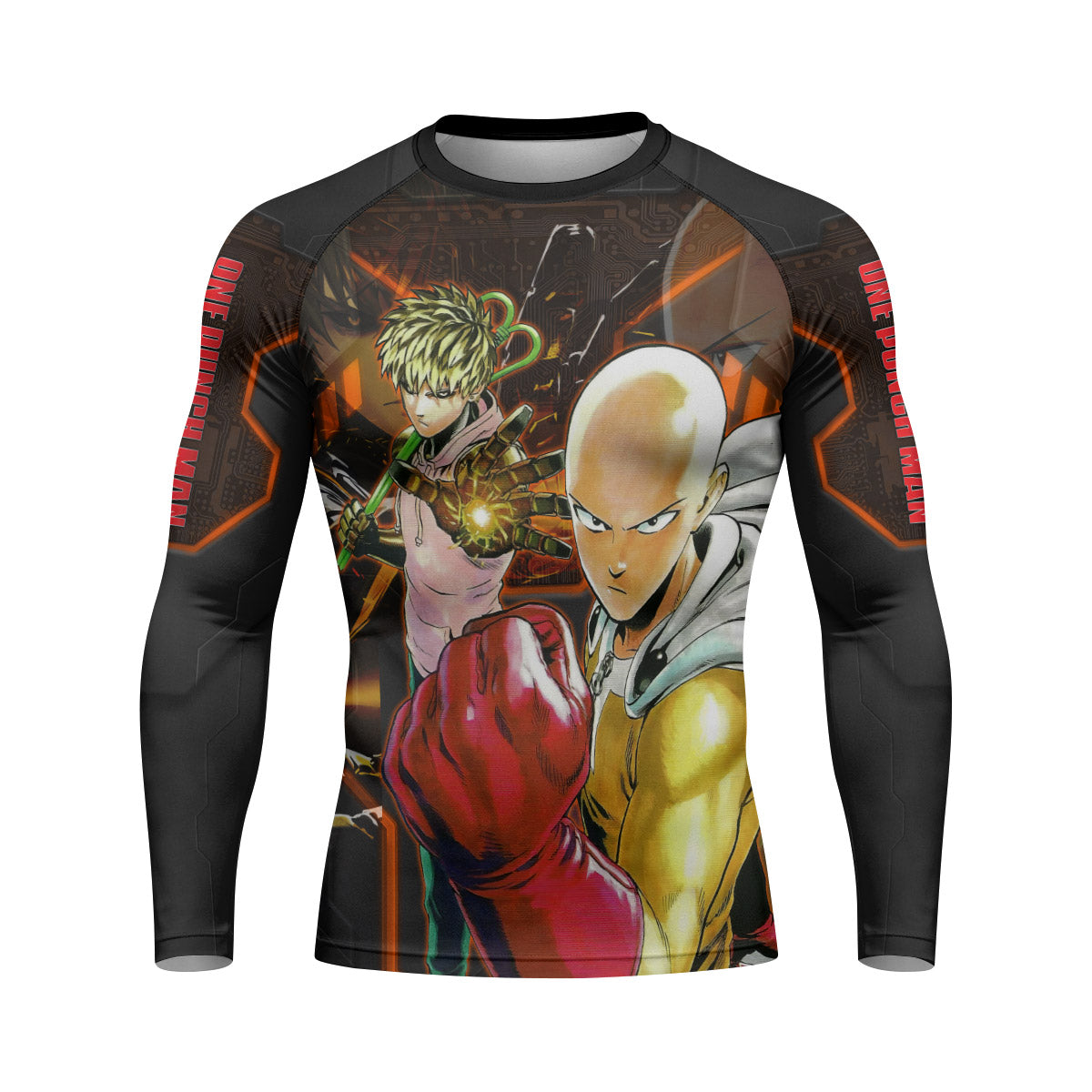 One Punch Man Master And Student Rash Guard