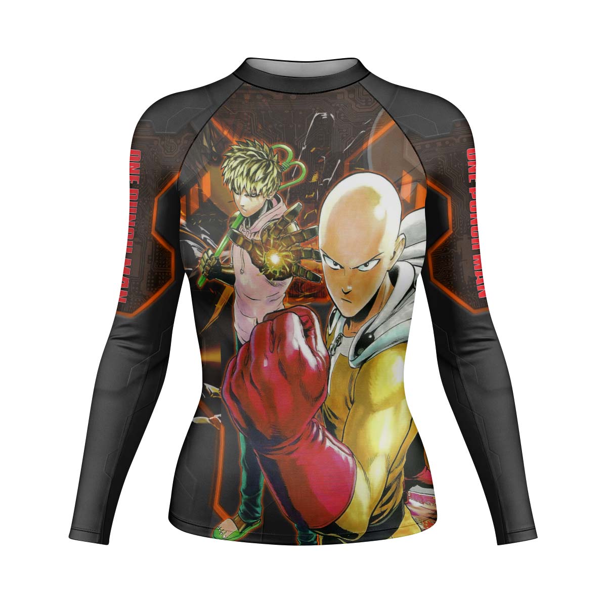  One Punch Man Master And Student Rash Guard