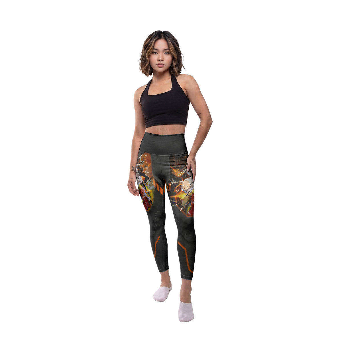  One Punch Man Master And Student Women's Leggings