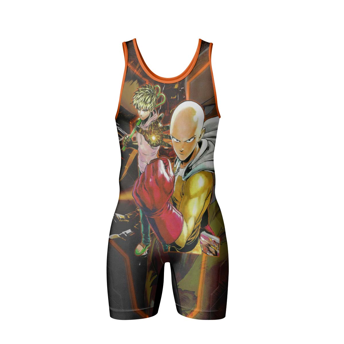  One Punch Man Master And Student Wrestling Singlet