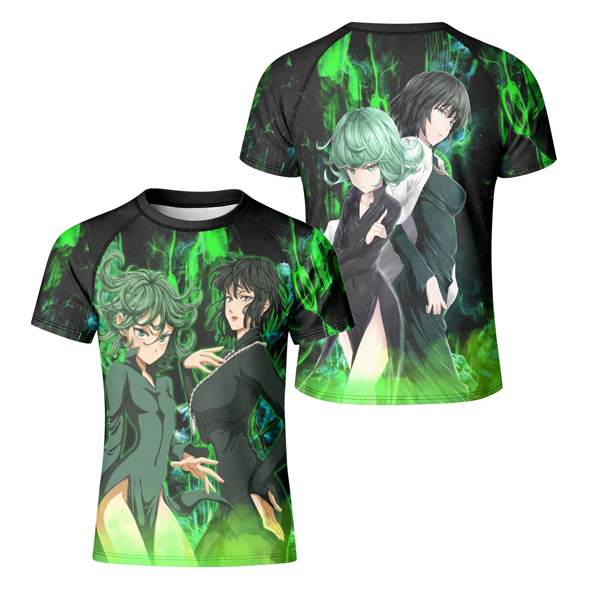  One Punch Man Psychic Sisters Kids Rash Guard