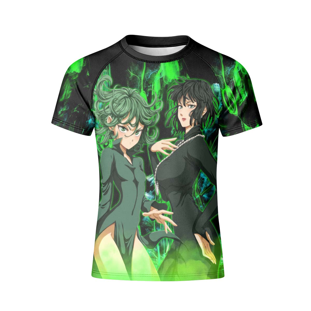 One Punch Man Psychic Sisters Kids Rash Guard