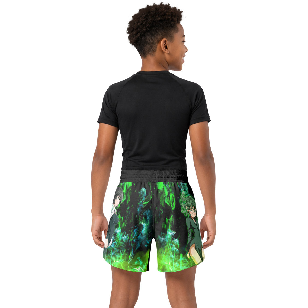One Punch Man Psychic Sisters Kids Grappling Shorts