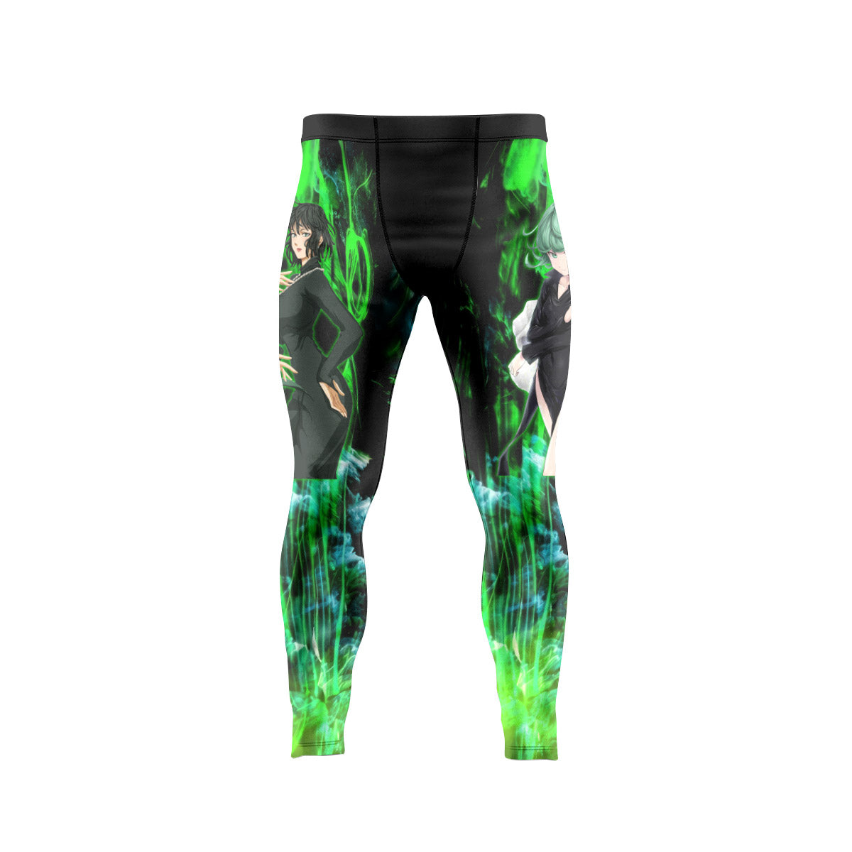  One Punch Man Psychic Sisters Men's Compression Leggings