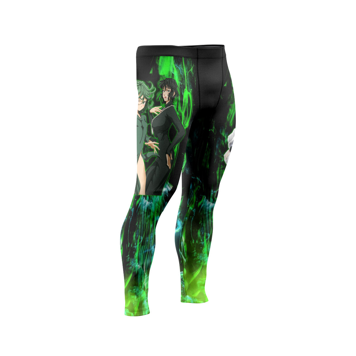  One Punch Man Psychic Sisters Men's Compression Leggings