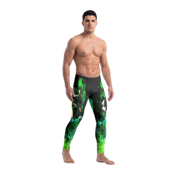  One Punch Man Psychic Sisters Men's Compression Leggings