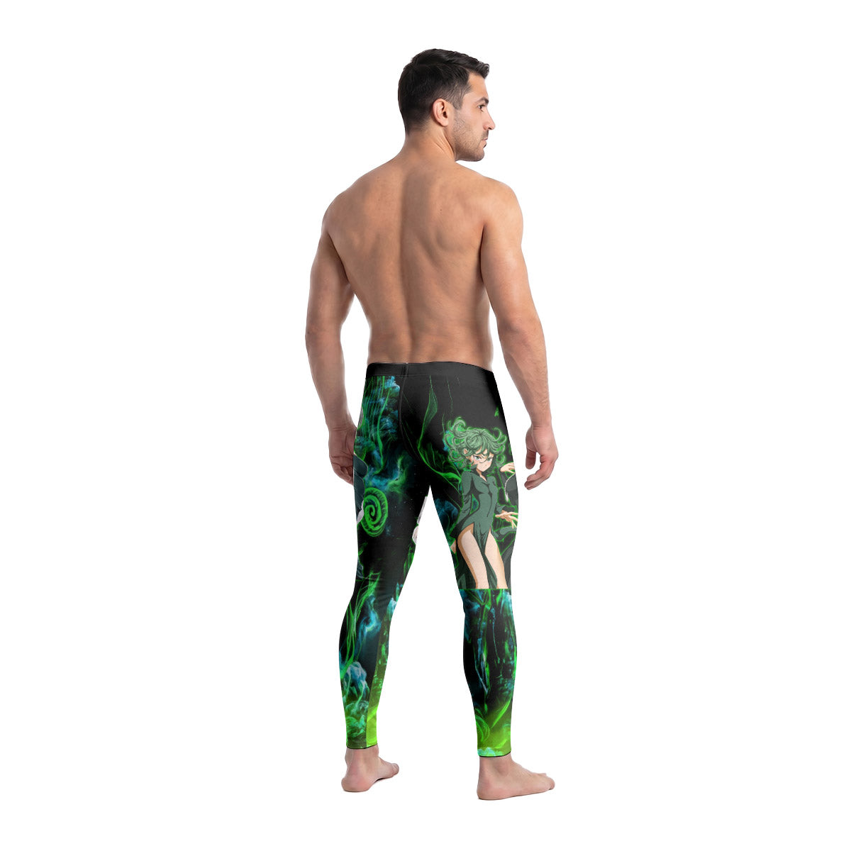  One Punch Man Psychic Sisters Men's Compression Leggings