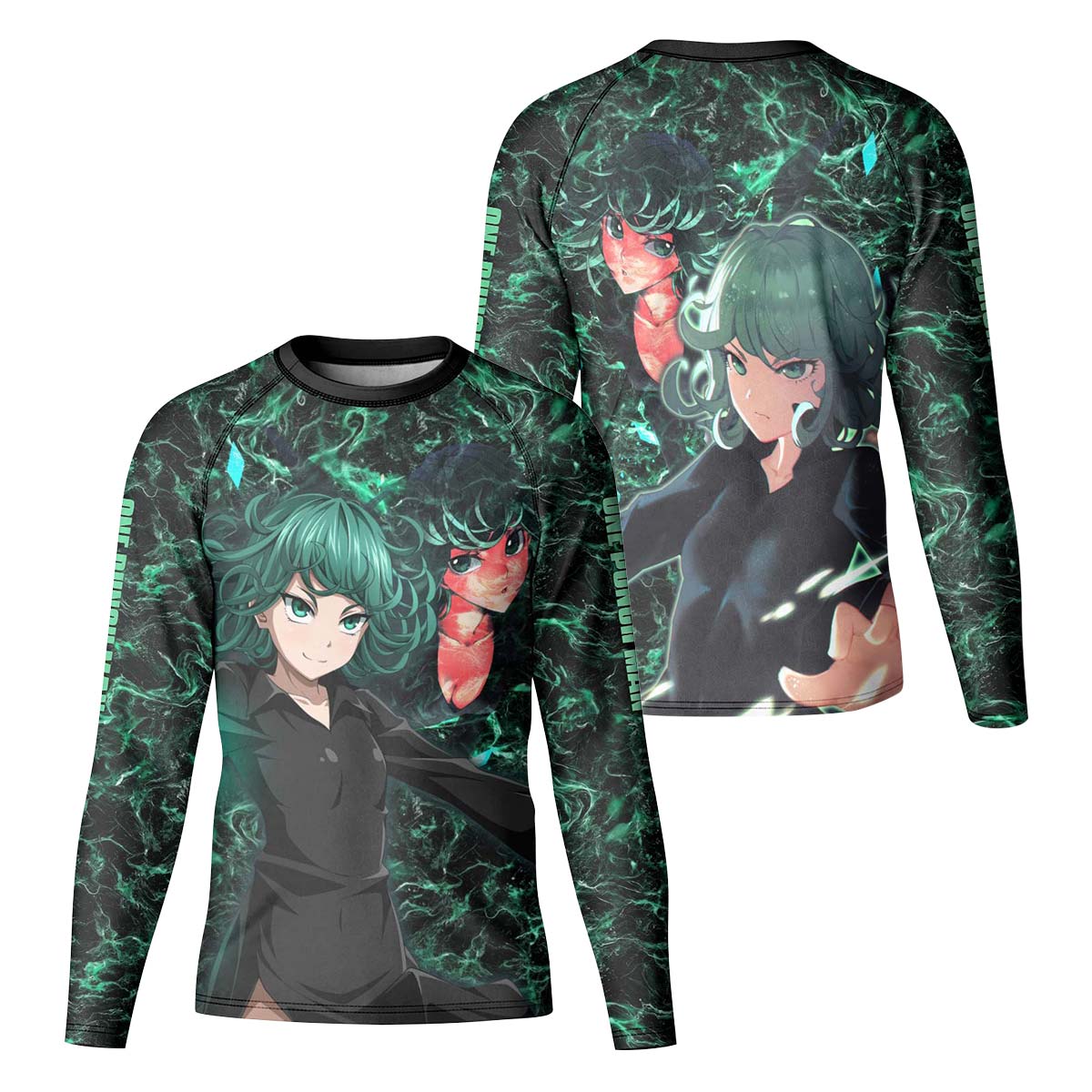 One Punch Man Tatsumaki Tornado Of Terror Kids Rash Guard