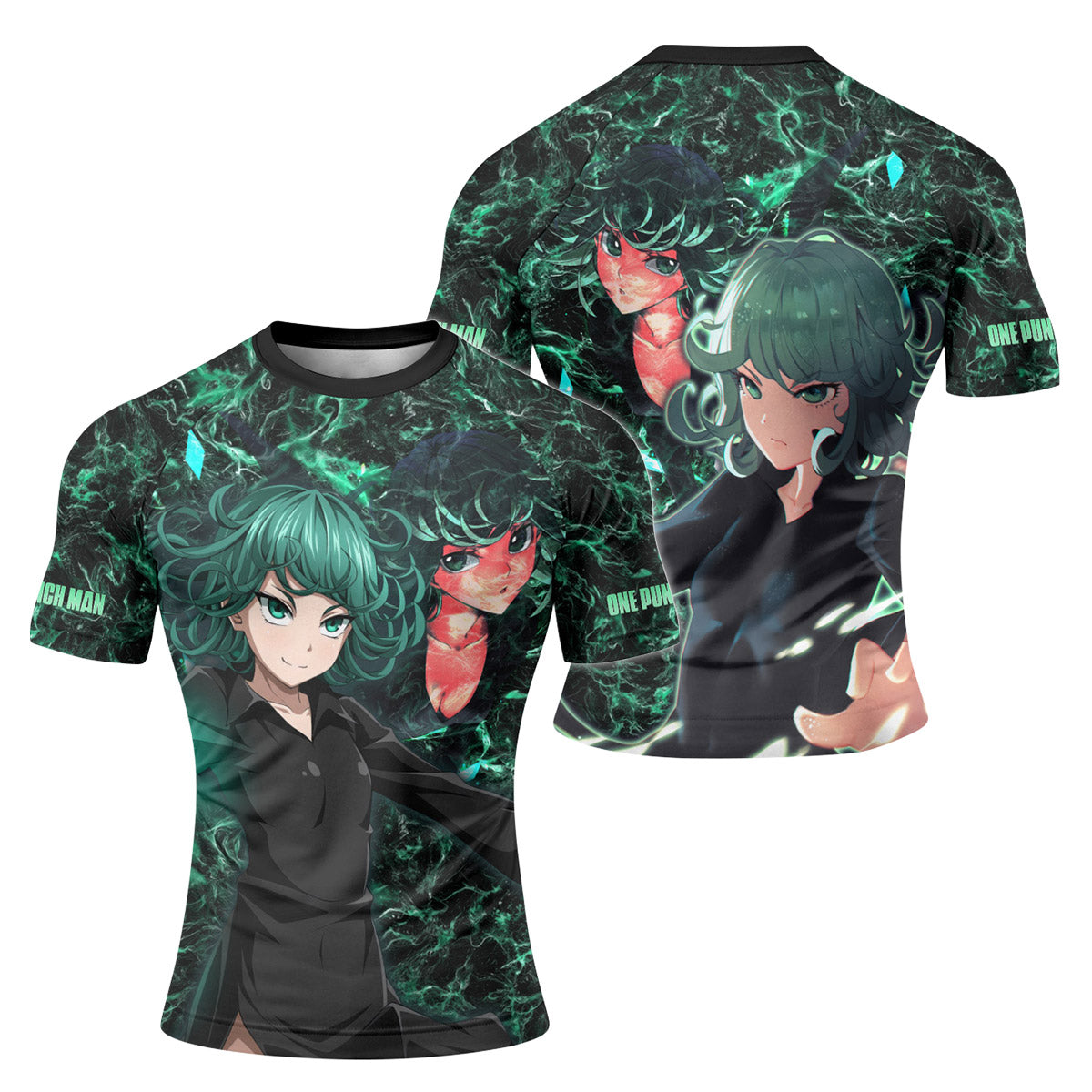 One Punch Man Tatsumaki Tornado Of Terror Rash Guard