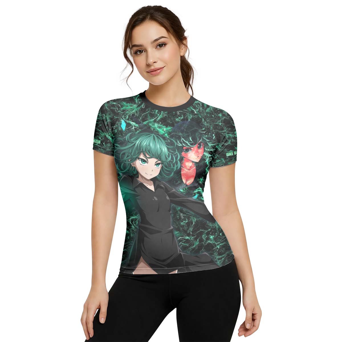 One Punch Man Tatsumaki Tornado Of Terror Rash Guard