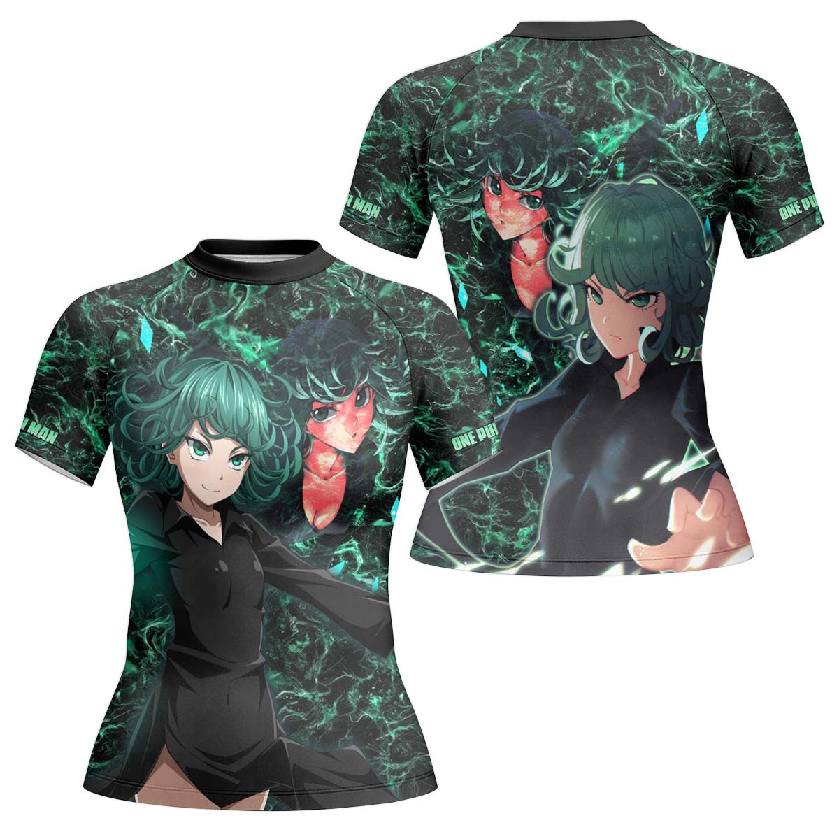 One Punch Man Tatsumaki Tornado Of Terror Rash Guard
