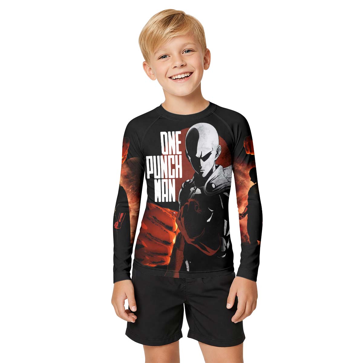 One Punch Man Kid Rash Guard