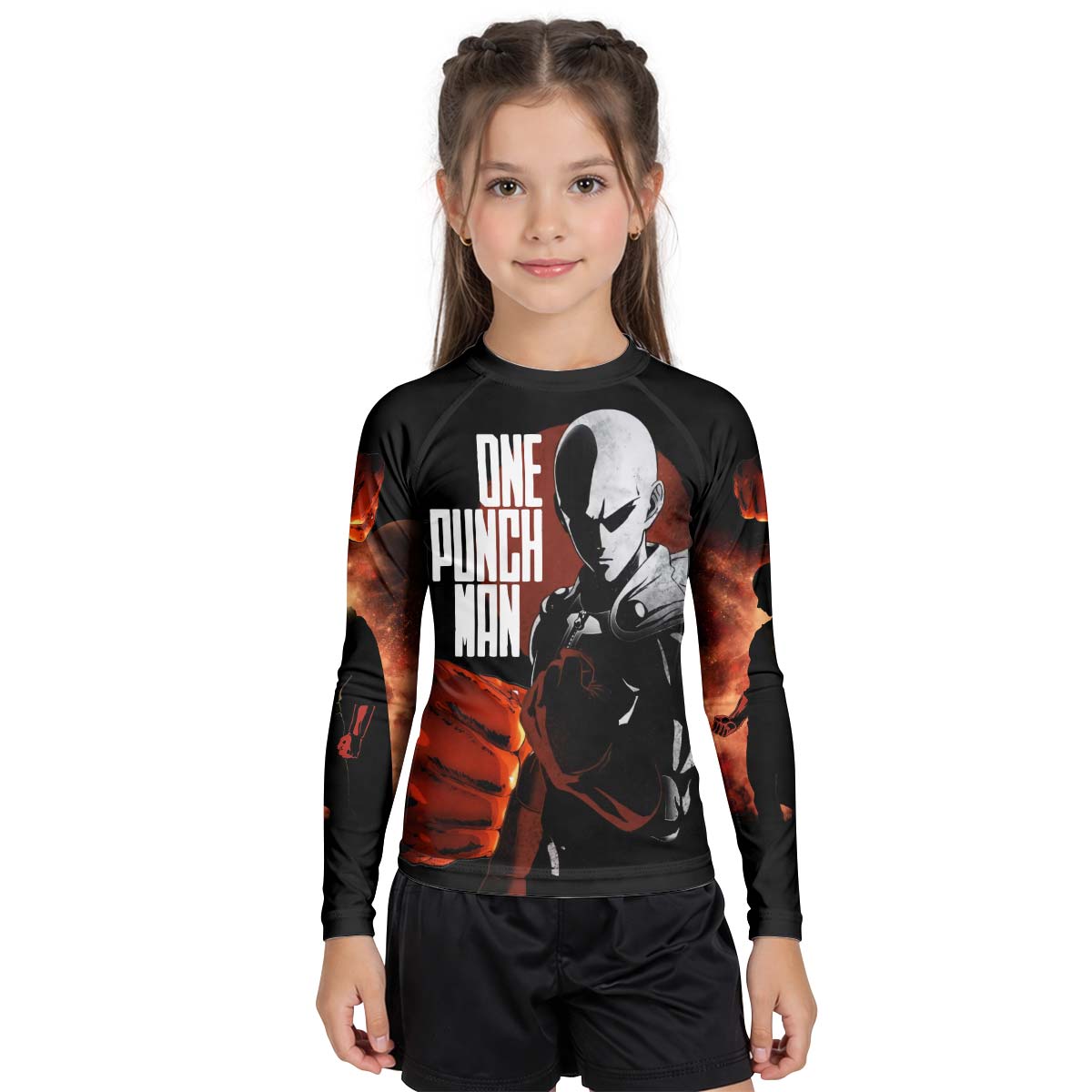 One Punch Man Kid Rash Guard