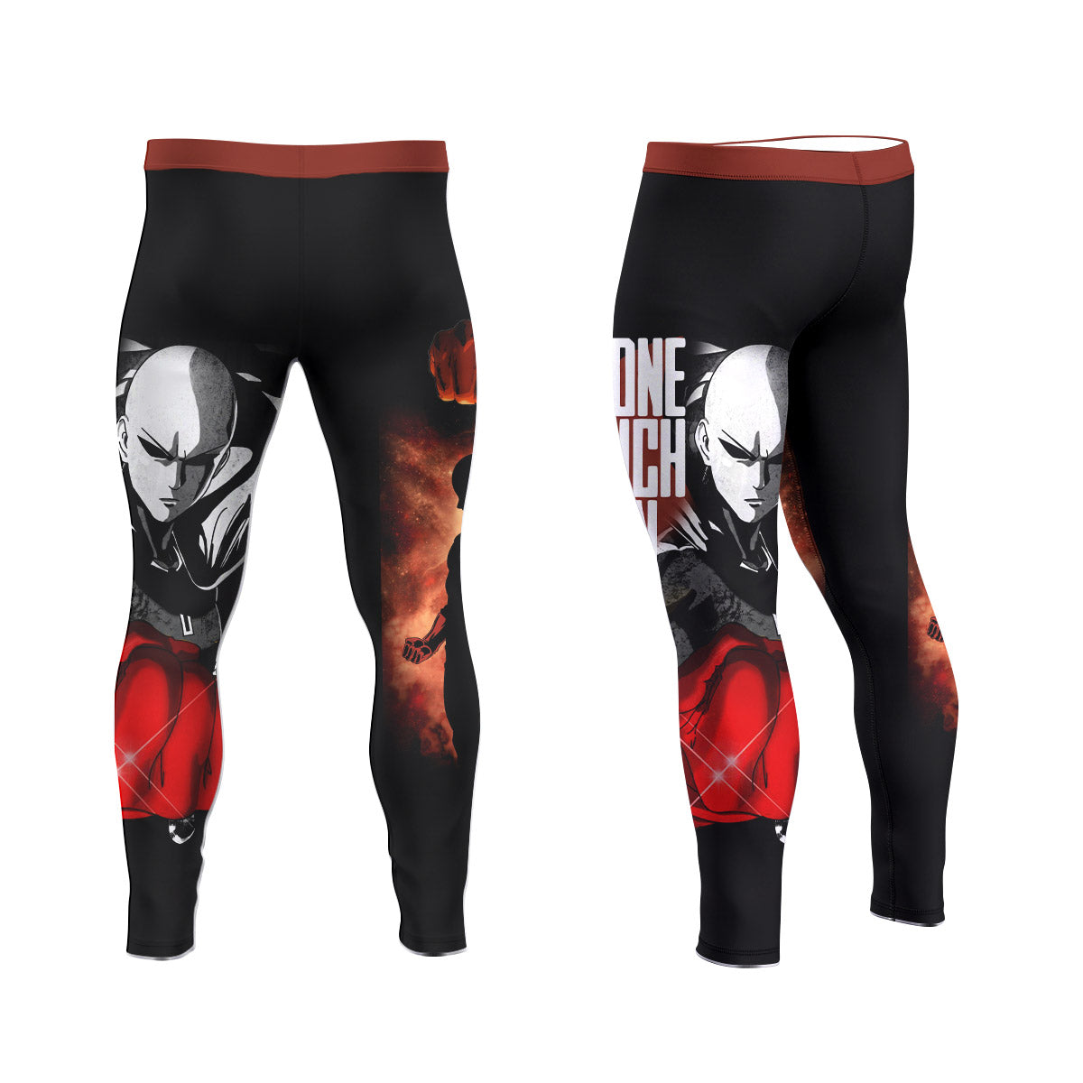  One Punch Man Men's Compression Leggings