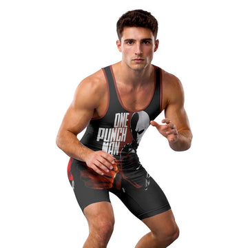  One Punch Man Wrestling Singlet