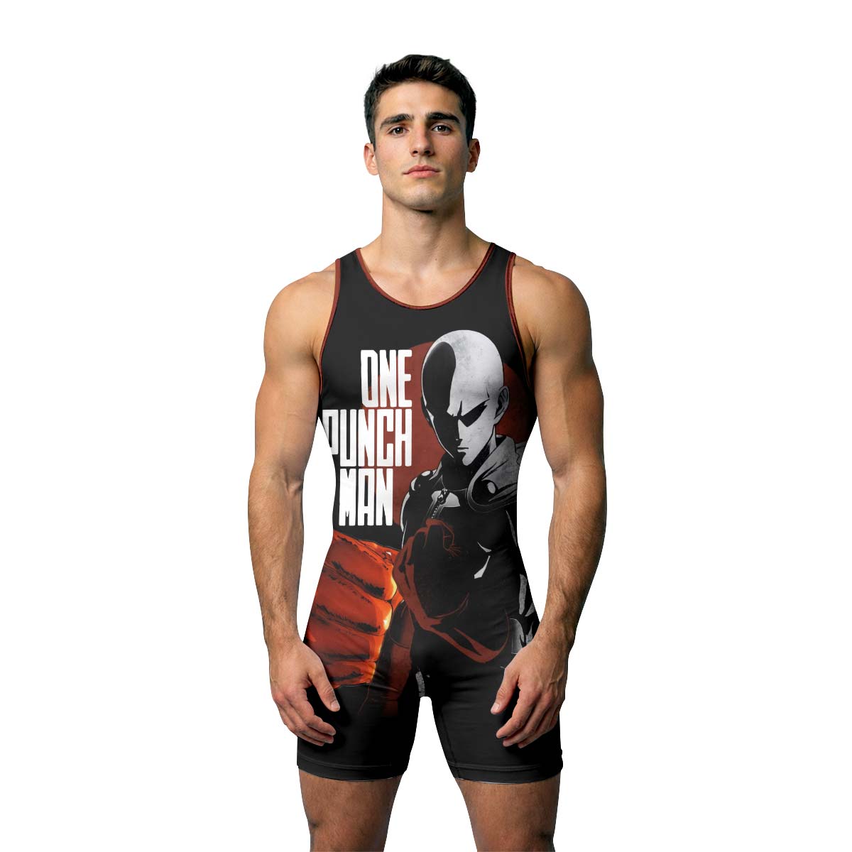 One Punch Man Wrestling Singlet