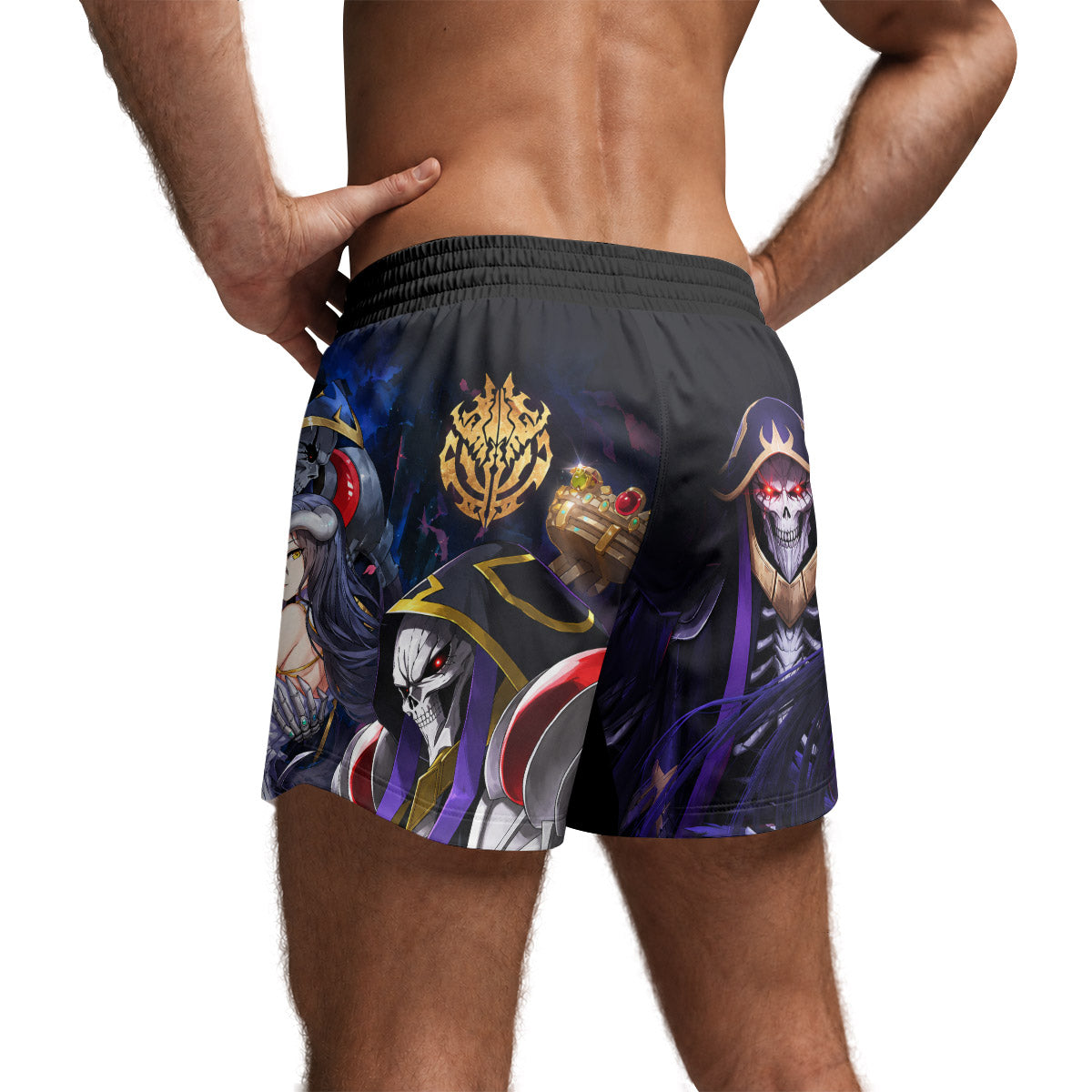  Overlord Momonga And Albedo Grappling Shorts