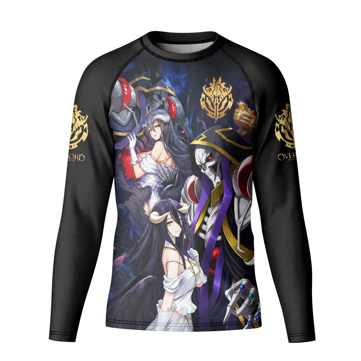  Overlord Momonga And Albedo Kids Rash Guard