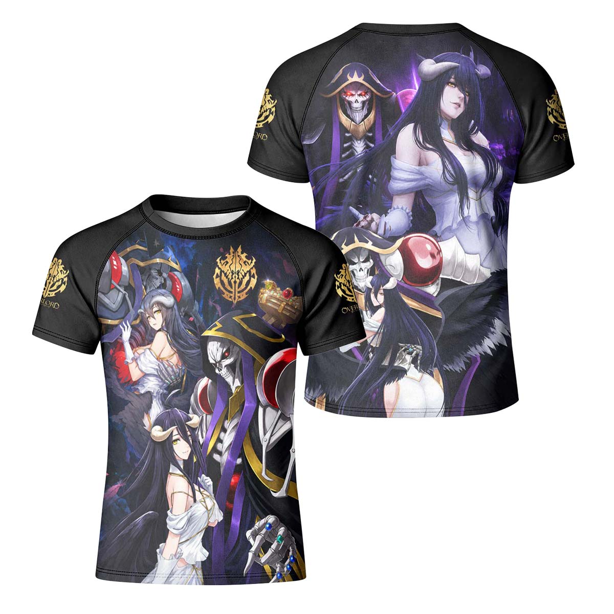  Overlord Momonga And Albedo Kids Rash Guard