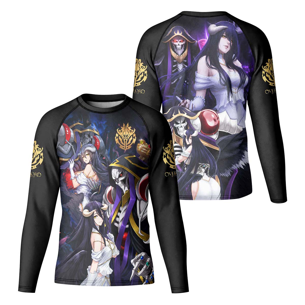 Overlord Momonga And Albedo Kids Rash Guard