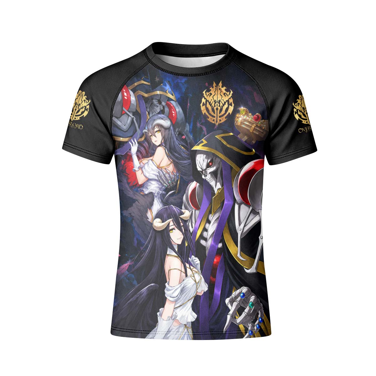 Overlord Momonga And Albedo Kids Rash Guard