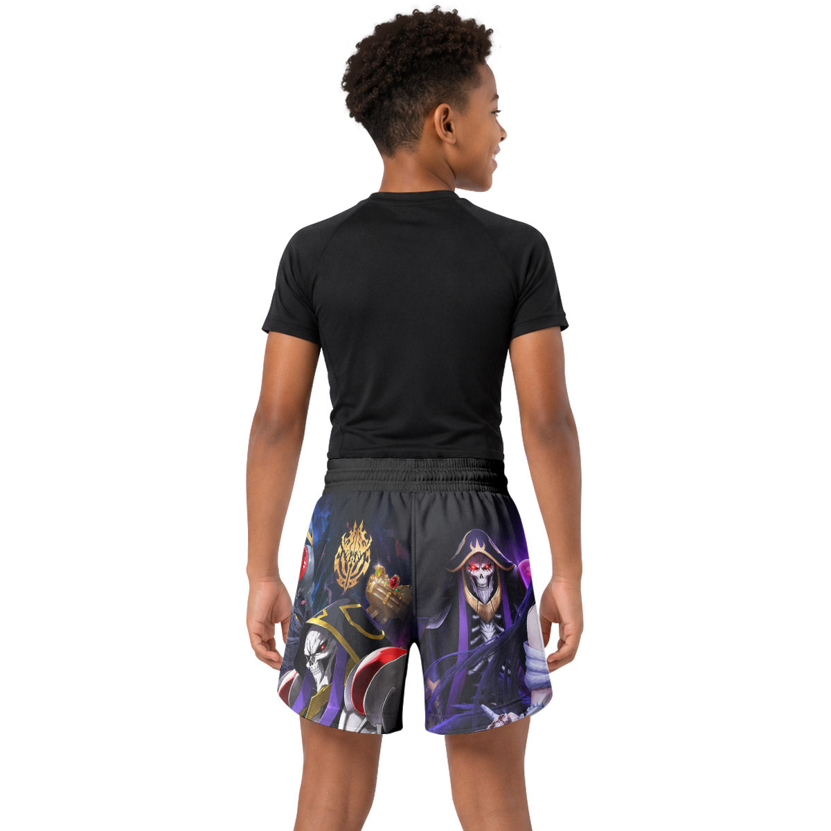 Overlord Momonga And Albedo Kids Grappling Shorts
