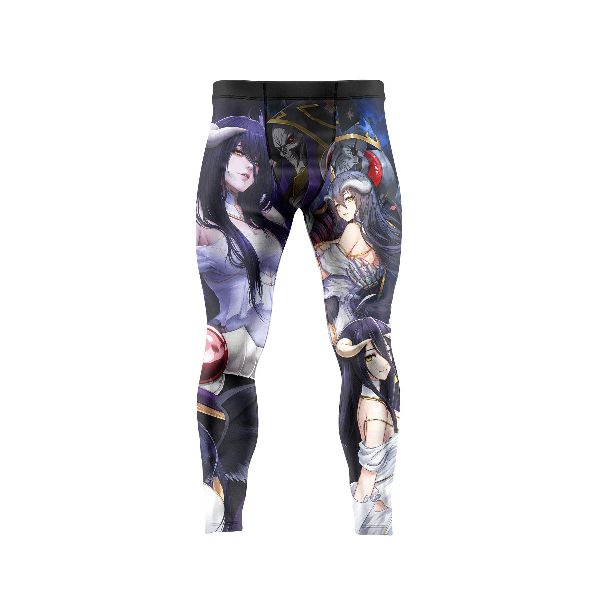  Overlord Momonga And Albedo Men's Compression Leggings
