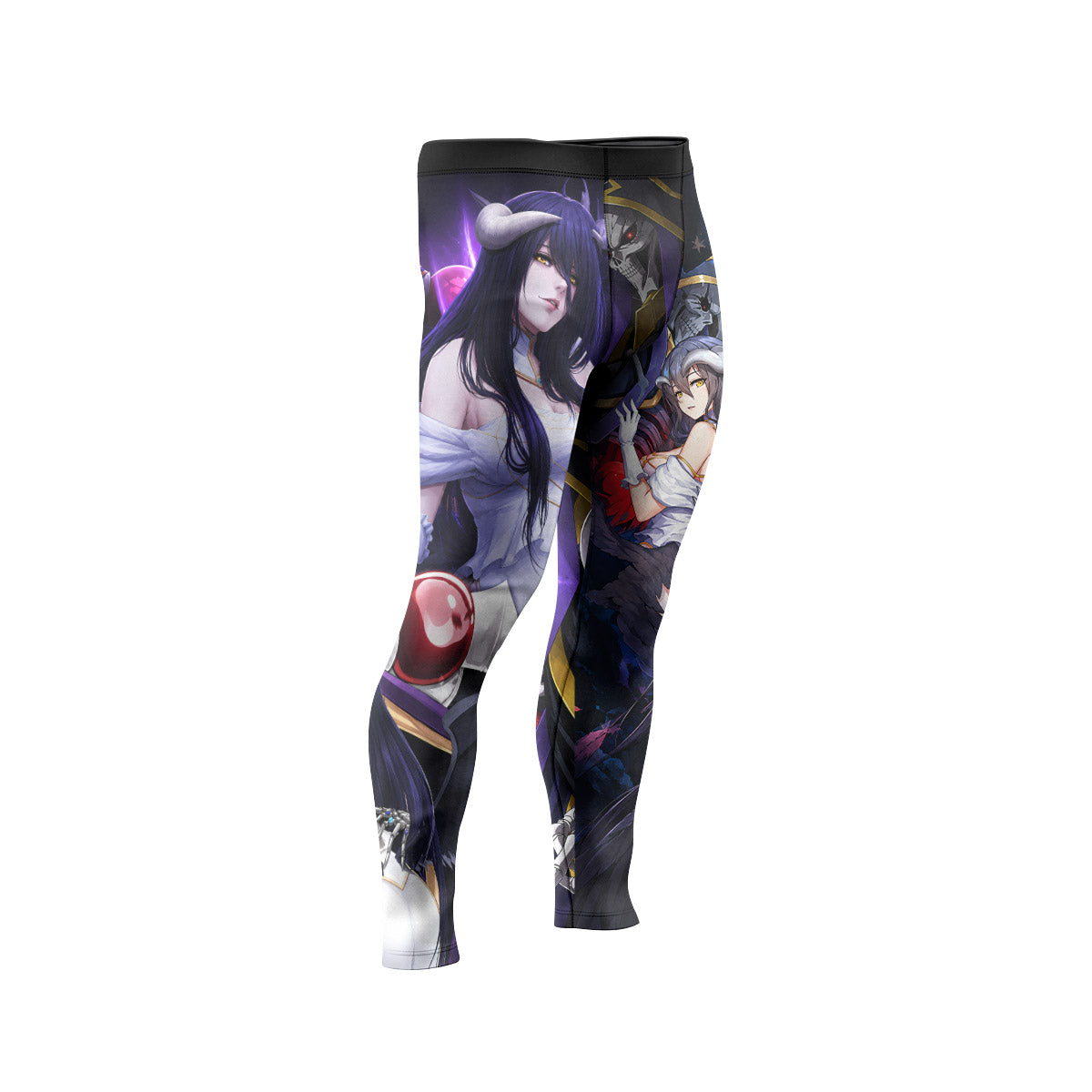  Overlord Momonga And Albedo Men's Compression Leggings