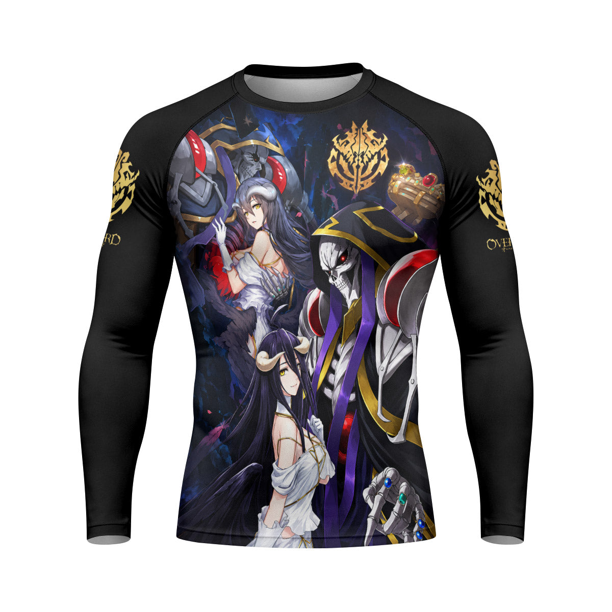 Overlord Momonga And Albedo Rash Guard