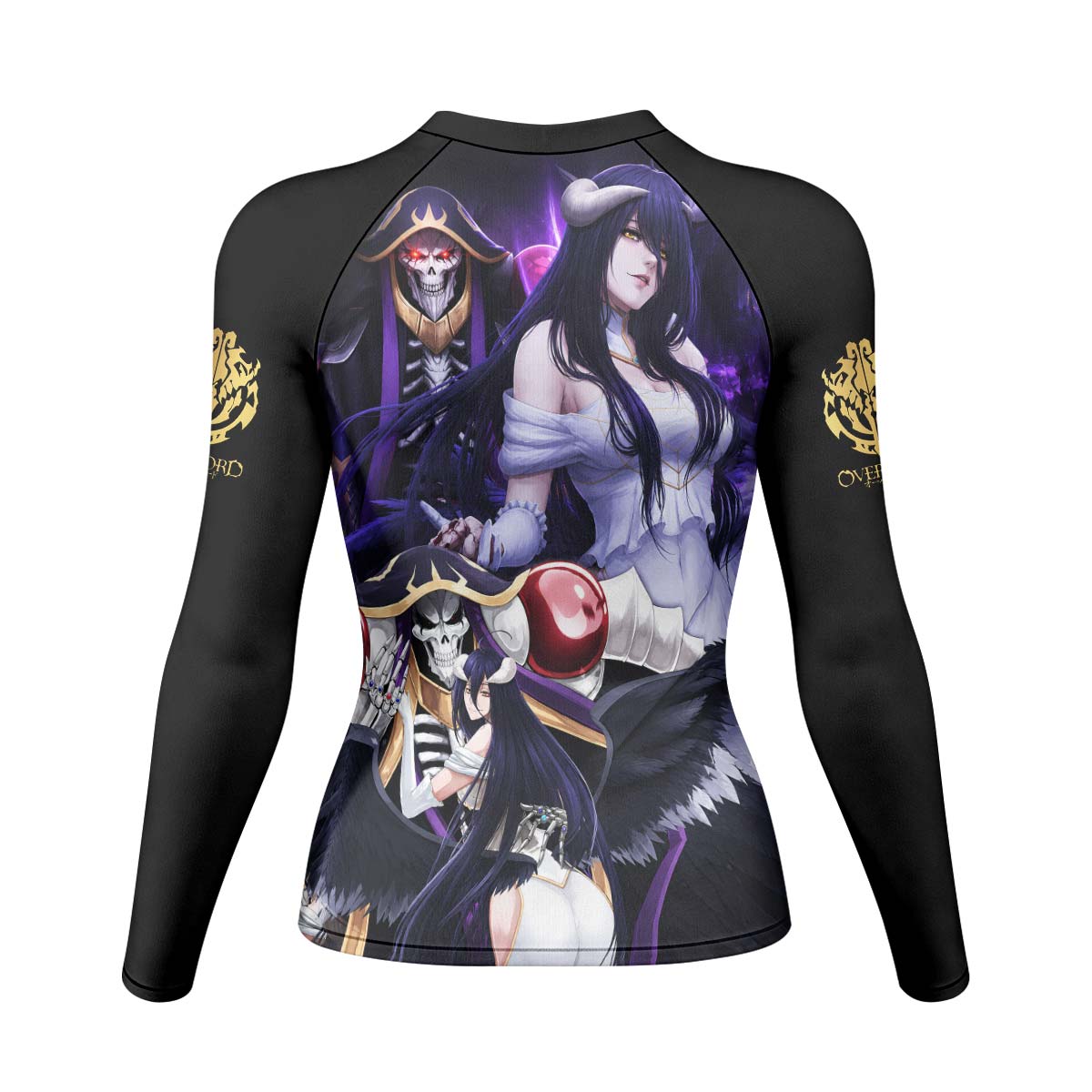  Overlord Momonga And Albedo Rash Guard