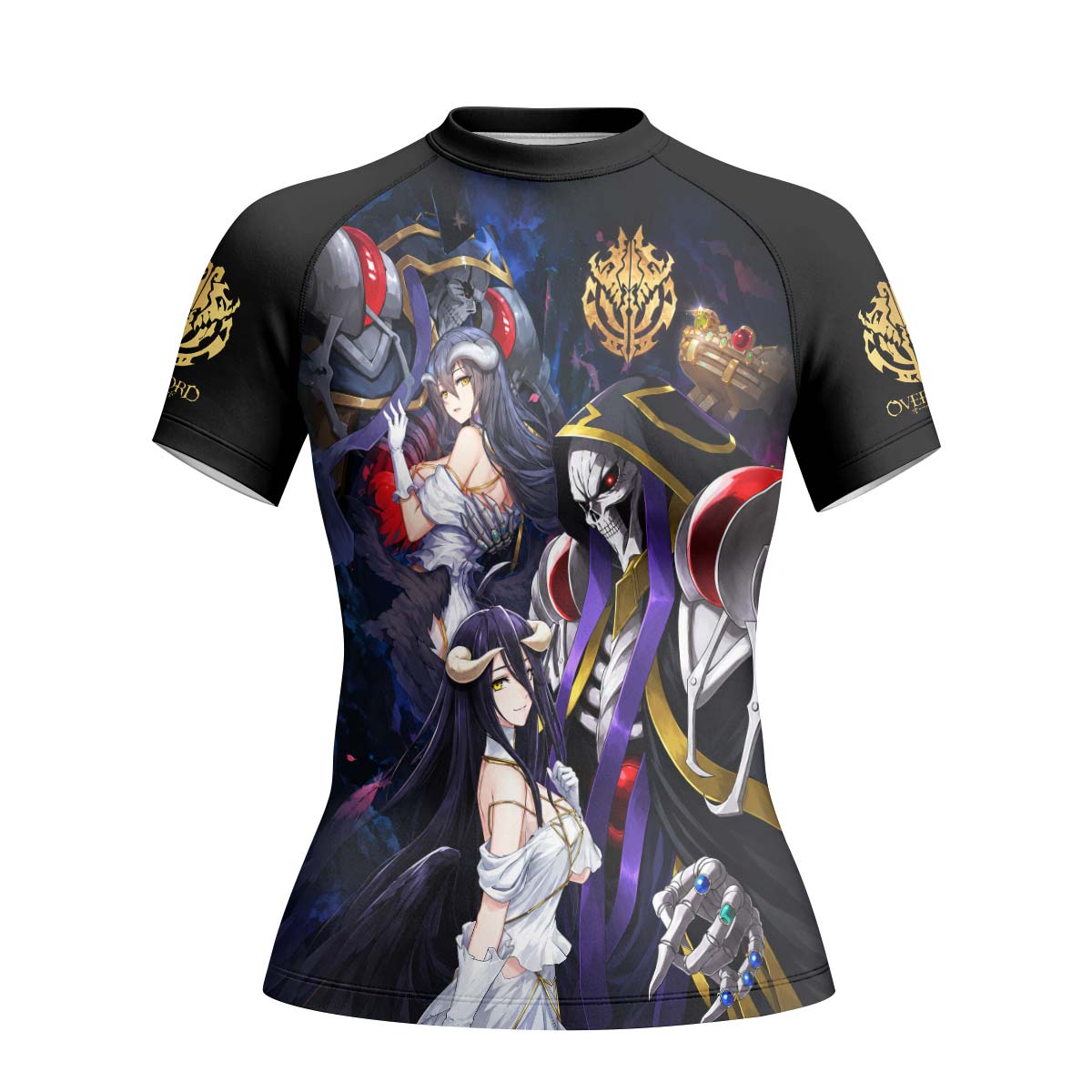  Overlord Momonga And Albedo Rash Guard
