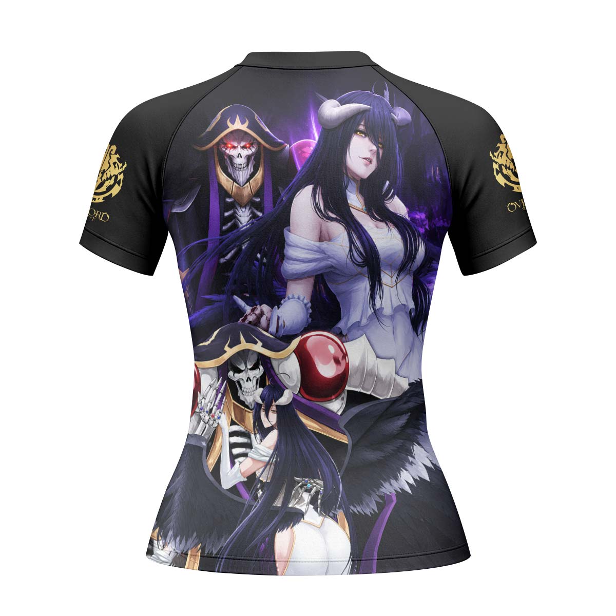  Overlord Momonga And Albedo Rash Guard