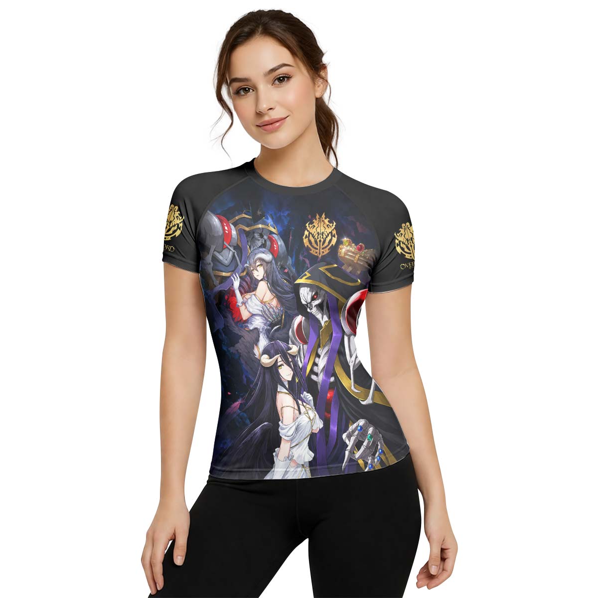  Overlord Momonga And Albedo Rash Guard