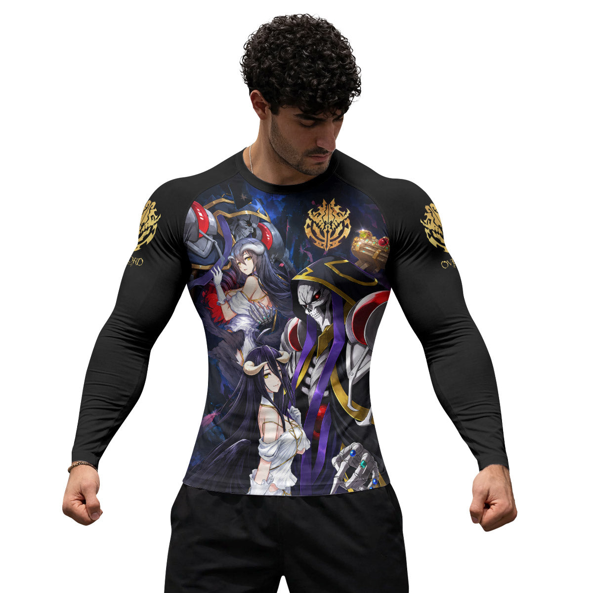 Overlord Momonga And Albedo Rash Guard